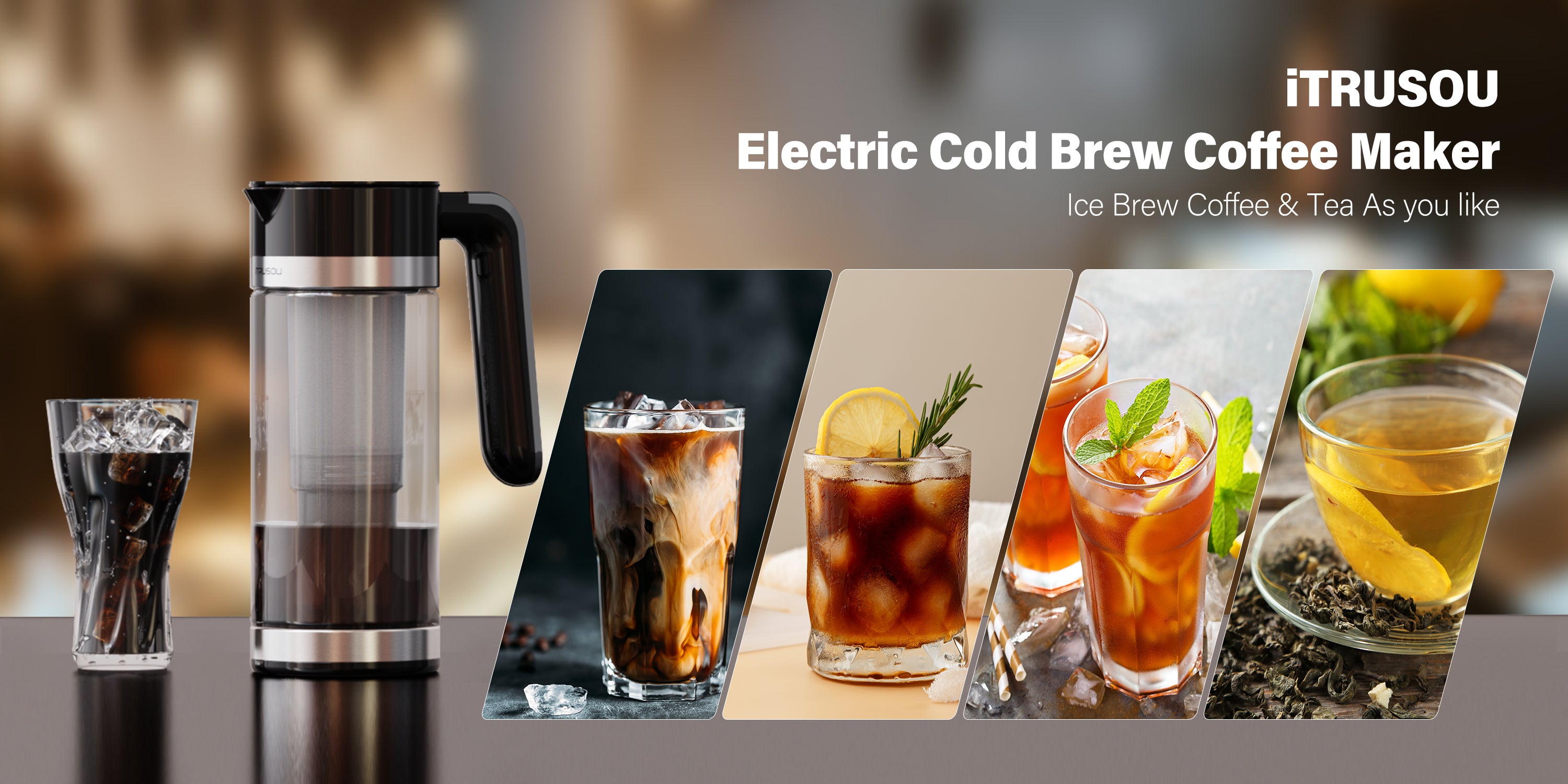 Electric Cold Brew Coffee Maker itrusou