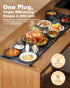 Expandable Food Warming Mat – iTRUSOU 54"x16" Warming Mat for Food with 7 Temp Settings, Switchable℃/℉, 99H Timer, Child Lock, Custom Sizes Food Warmer Chafing Dishes for Buffet Parties
