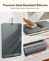 Warming Mat for Food (24"x16") - iTRUSOU 7-Level Electric Warming Tray with 400W High-Power, Timer 0–99H & Built-In Strap - Rollable Large Food Warming Mat for Parties & Buffet