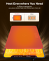 Warming Mat for Food, iTRUSOU Electric Warming Tray with 1–99H Timer, 7 Temp Settings, Patented Full-Surface Heating, °F/°C Switch, Flexible Roll-Up Food Warmers for Parties Buffet, Everyday Use