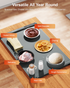 Food Warming Mat 27.5x16 – Extendable Roll-Up Electric Warming Tray with 7 Temp Settings, 99H Timer, Switchable℃/℉, Interlocking Expansion Design, Ideal for Buffet Parties Gatherings