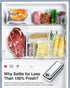 Vacuum Sealer Machine with Smart Touchscreen Control, 95kPa Dual-Pump Suction, Timeless Design for Hands, Free Sealing, 24H Non-Stop Breaks, widened 30CM Sealing Bar, External Bag Cutter, 2 Bags Rolls