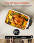 Warming Mat for Food, iTRUSOU Electric Warming Tray with 1–99H Timer, 7 Temp Settings, Patented Full-Surface Heating, °F/°C Switch, Flexible Roll-Up Food Warmers for Parties Buffet, Everyday Use-Beige