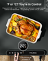 Warming Mat for Food, iTRUSOU Electric Warming Tray with 1–99H Timer, 7 Temp Settings, Patented Full-Surface Heating, °F/°C Switch, Flexible Roll-Up Food Warmers for Parties Buffet, Everyday Use