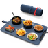 Warming Mat for Food, iTRUSOU Electric Warming Tray with 1–99H Timer, 7 Temp Settings, Patented Full-Surface Heating, °F/°C Switch, Flexible Roll-Up Food Warmers for Parties Buffet, Everyday Use