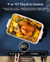 Warming Mat for Food, iTRUSOU Electric Warming Tray with 1–99H Timer, 7 Temp Settings, Patented Full-Surface Heating, °F/°C Switch, Flexible Roll-Up Food Warmers for Parties Buffet, Everyday Use